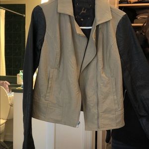 Faux leather jacket